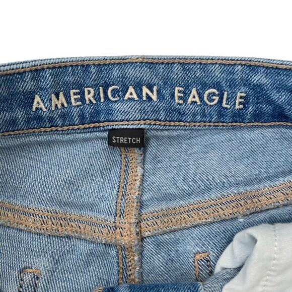 American Eagle Outfitters Blue Straight Leg Jeans - Picture 7 of 8